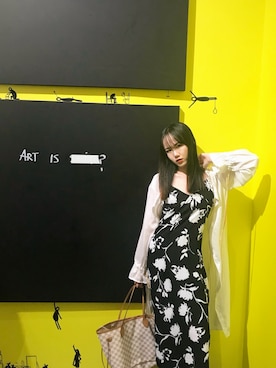 「美術館」｜543さん（レディース・164cm・20代）の春コーディネート