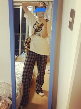 「インドアスタイル」｜543さん（レディース・164cm）の秋コーディネート