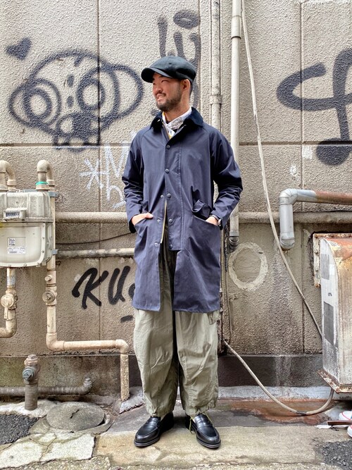 ラス Quarter Barbourのテーラードジャケットを使ったコーディネート Wear