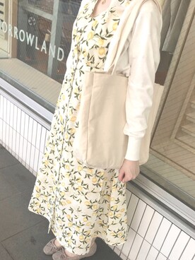 カーディガン ボレロを使った レモン柄 の人気ファッションコーディネート Wear
