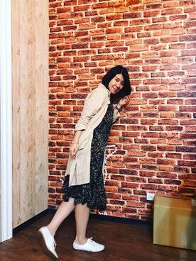 「8seconds（エイトセカンズ）のアイテム（ワンピース/ドレス）」を使った、ffrabbitさん（レディース・169cm）の夏コーディネート