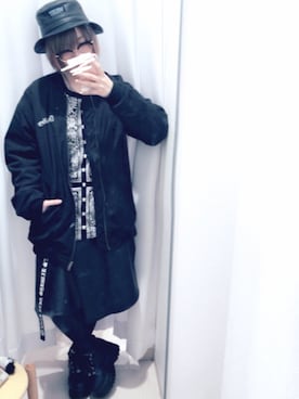 「8seconds（エイトセカンズ）のアイテム（アクセサリー）」を使った、はるぽてとさん（レディース・155cm）の冬コーディネート