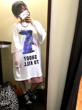 「アイテム（ヘアアクセサリー）」を使った、はるぽてとさん（レディース・155cm・20代）の夏コーディネート