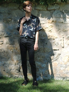 「アイテム（フォーマルスーツ/小物）」を使った、ロマンさん（メンズ・173cm・10代）の夏コーディネート
