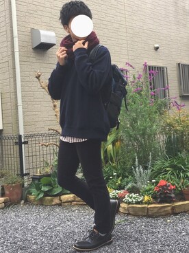 のむさんさん(メンズ・173cm)の秋コーディネート