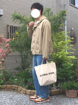 のむさんさん(メンズ・173cm)の春コーディネート