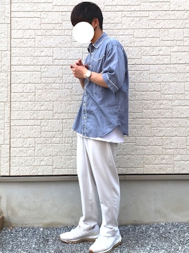 「アイテム（タンクトップ）」を使った、のむさんさん（メンズ・173cm・20代）の夏コーディネート