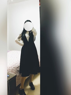 「stradivarius（ストラディバリウス）のアイテム（ワンピース/ドレス）」を使った、吃颗草莓吗-さん（レディース・160cm）の冬コーディネート