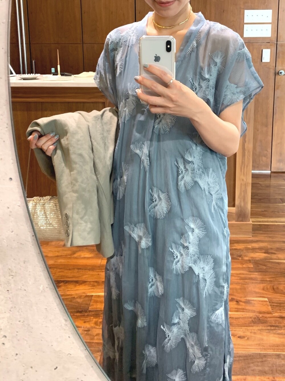 Mila Owen（ミラオーウェン）の「ビッグショルダーリネンテーラード