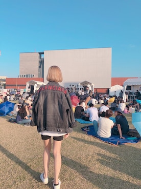「Sunnyday」｜「アイテム（ジャケット/アウター）」を使った、Rebeccaさん（レディース・158cm）の秋コーディネート
