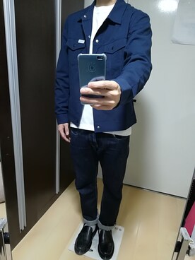 「STUDIOUS（ステュディオス）のアイテム（スリッポン）」を使った、daisakuさん（メンズ・168cm）の春コーディネート