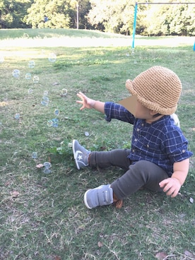 naaaさん（キッズ・70cm）の秋コーディネート