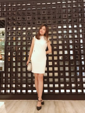 「Dior（ディオール）のアイテム（ワンピース/ドレス）」を使った、Chen Yingさん（レディース・163cm）の秋コーディネート