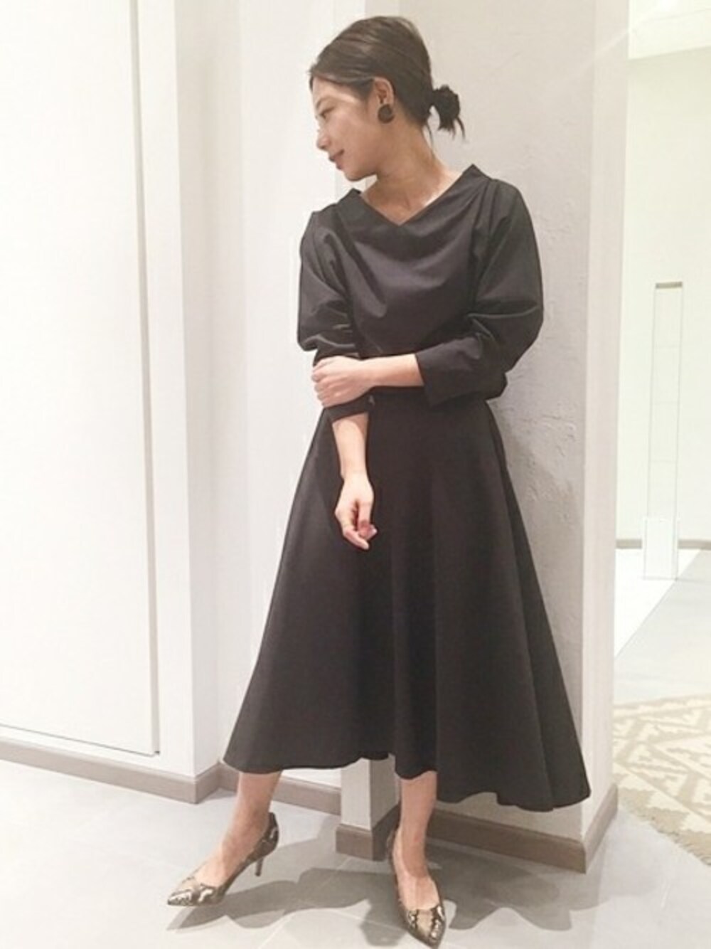 plage（プラージュ）の「フレアーミモレワンピース◇（ワンピース  