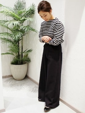 「E.PORSELLI（ポルセッリ）のアイテム」を使った、Yuiさん（レディース・157cm）の冬コーディネート