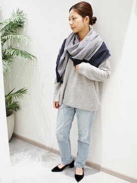 「CITRUS（シトラス）のアイテム」を使った、Yuiさん（レディース・157cm）の冬コーディネート