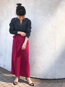 「baldan（バルダン）のアイテム」を使った、Yuiさん（レディース・157cm）の春コーディネート