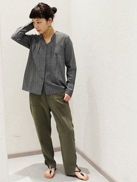 「JANESMITH（ジェーンスミス）のアイテム」を使った、Yuiさん（レディース・157cm）の春コーディネート