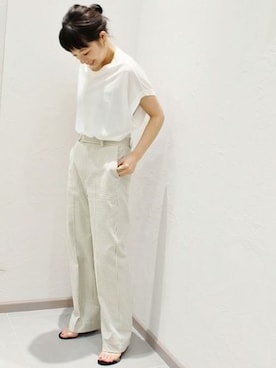 「ハンサムコーデ」｜Yuiさん（レディース・157cm）の夏コーディネート