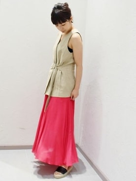 「plage（プラージュ）のアイテム（その他アウター）」を使った、Yuiさん（レディース・157cm）の夏コーディネート