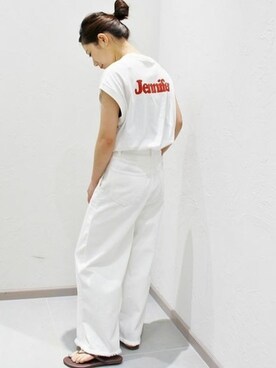 「MASTER&Co（マスターアンドコー）のアイテム（トップス）」を使った、Yuiさん（レディース・157cm）の夏コーディネート