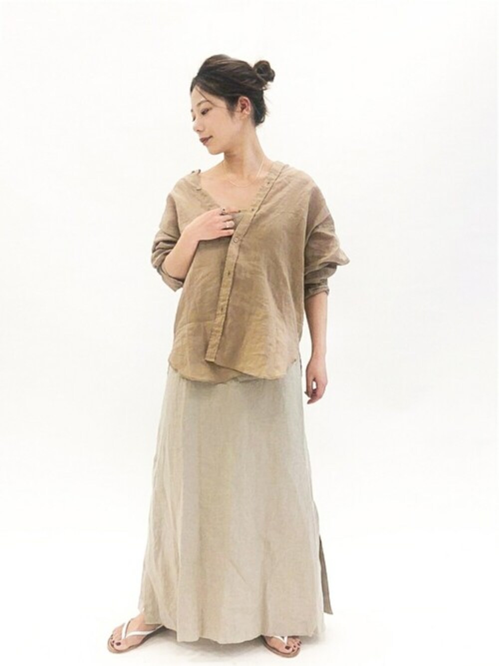 plage（プラージュ）の「Linen キャミワンピース◇（ワンピース）」 - WEAR