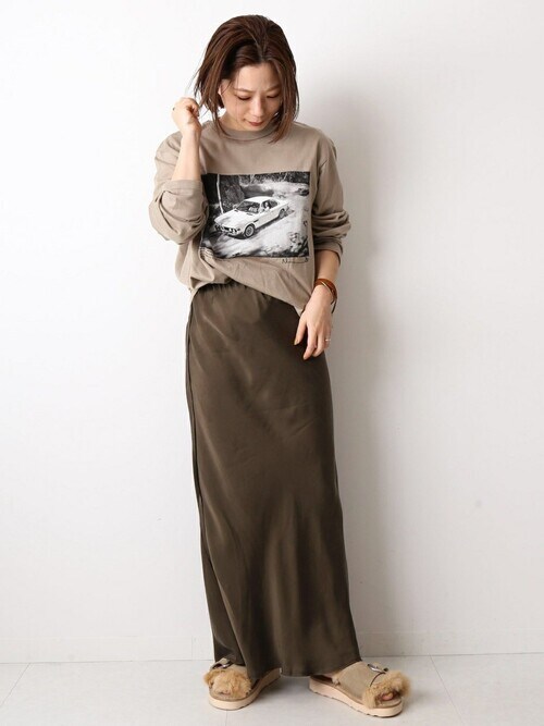 プラージュ JANE SMITH CLASSIC CAR LONG Tシャツ プラージュ Plage ジェーンスミス JANE SMITH Tシャツ 長袖 ロンT 白