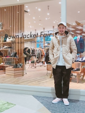 「ダッフルコート」｜佐藤嘉紀さん（メンズ・174cm）の秋コーディネート