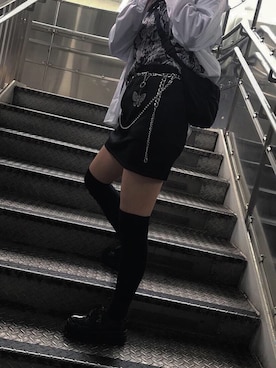 「蛇柄」｜유이さん（レディース・157cm）の春コーディネート