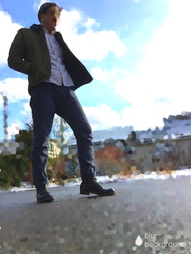 Mr.NORTHさん（メンズ・178cm）の冬コーディネート