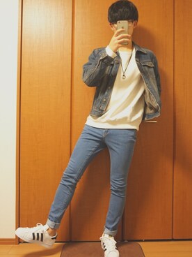 「SMITH'S（スミス）のアイテム（ジャケット/アウター）」を使った、Gさん（メンズ・178cm）の春コーディネート