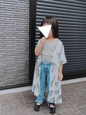 「ガウン」｜「アイテム（ワンピース/ドレス）」を使った、ra⋆yuさん（キッズ・110cm）の夏コーディネート