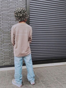 「アイテム（ハット）」を使った、ra⋆yuさん（キッズ・110cm）の秋コーディネート