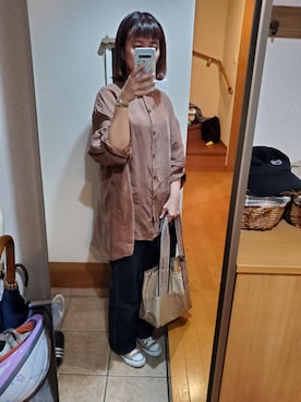 「シアタープロダクツ(THEATRE PRODUCTS)」｜「アイテム（アナログ腕時計）」を使った、*aya*さん（レディース・161cm）の秋コーディネート