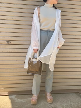 kawamizuさん（レディース・161cm）の春コーディネート