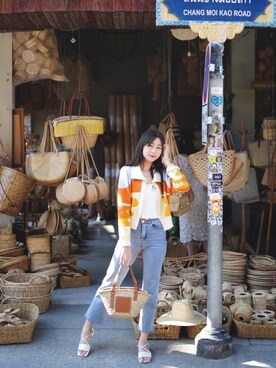 「LOEWE」｜「アイテム（その他アウター）」を使った、MADAPPLEさん（レディース・168cm）の冬コーディネート