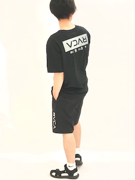 「RVCA（ルーカ）のアイテム（パンツ）」を使った、kazuyaさん（メンズ・167cm）の秋コーディネート