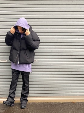 「G.O.C（ジーオーシー）のアイテム（ダウンジャケット/コート）」を使った、kazuyaさん（メンズ・167cm）の冬コーディネート