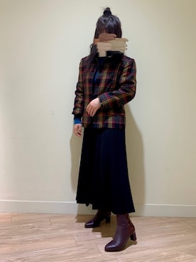 「water massage（ウォーターマッサージ）のアイテム」を使った、👠卑弥呼　梅田阪神百貨店さん（レディース・153cm）の冬コーディネート