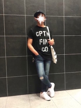 「CAPTAIN FIN（キャプテンフィン）のアイテム」を使った、TORUさん（メンズ・167cm）の夏コーディネート