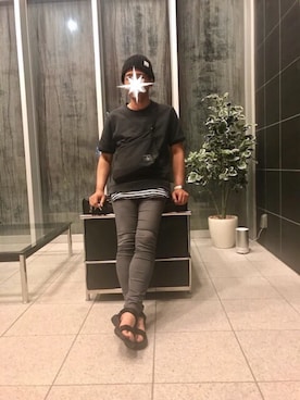 「THE DAY（ザデイ）のアイテム」を使った、TORUさん（メンズ・167cm）の夏コーディネート