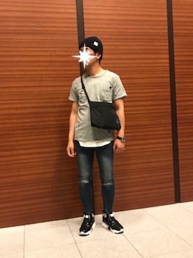 「THE DAY（ザデイ）のアイテム」を使った、TORUさん（メンズ・167cm）の夏コーディネート