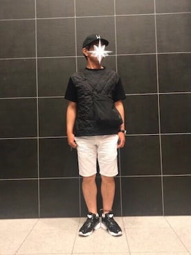 「THE DAY（ザデイ）のアイテム」を使った、TORUさん（メンズ・167cm）の夏コーディネート