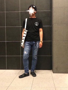 「CAPTAIN FIN（キャプテンフィン）のアイテム」を使った、TORUさん（メンズ・167cm）の夏コーディネート