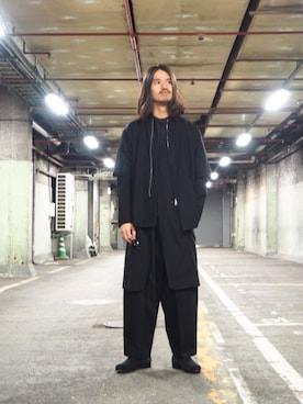 「ato（アトウ）のアイテム（その他アウター）」を使った、RYOTA KATAYAMAさん（メンズ・176cm）の夏コーディネート