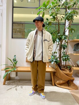 「URBAN RESEARCH Sonny Label（アーバンリサーチサニーレーベル）のアイテム（ブルゾン）」を使った、マルヤマ　さん（メンズ・171cm）の冬コーディネート