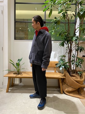 「URBAN RESEARCH Sonny Label（アーバンリサーチサニーレーベル）のアイテム（その他アウター）」を使った、マルヤマ　さん（メンズ・171cm）の冬コーディネート