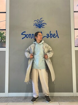 「URBAN RESEARCH Sonny Label（アーバンリサーチサニーレーベル）のアイテム（モッズコート）」を使った、マルヤマ　さん（メンズ・171cm）の冬コーディネート