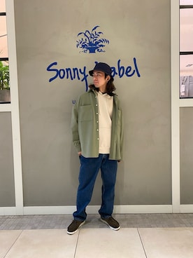 「URBAN RESEARCH Sonny Label（アーバンリサーチサニーレーベル）のアイテム（帽子）」を使った、マルヤマ　さん（メンズ・171cm）の冬コーディネート