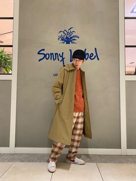 「YETI（イエティ）のアイテム」を使った、マルヤマ　さん（メンズ・171cm）の冬コーディネート